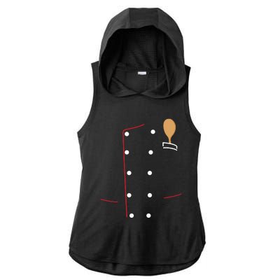 Chef Coat Chef Uniform Jacket Culinary GIFT Ladies PosiCharge Tri-Blend Wicking Draft Hoodie Tank