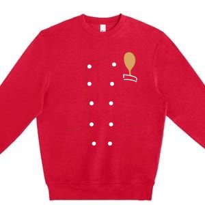 Chef Coat Chef Uniform Jacket Culinary GIFT Premium Crewneck Sweatshirt