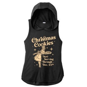 Christmas Cookies Ladies PosiCharge Tri-Blend Wicking Draft Hoodie Tank