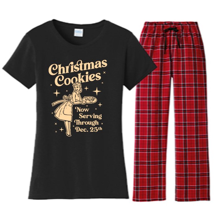 Christmas Cookies Women's Flannel Pajama Set