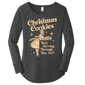 Christmas Cookies Women's Perfect Tri Tunic Long Sleeve Shirt