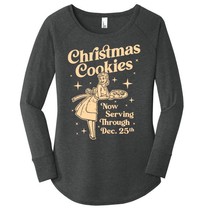 Christmas Cookies Women's Perfect Tri Tunic Long Sleeve Shirt