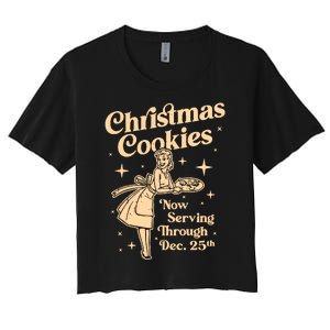 Christmas Cookies Women's Crop Top Tee