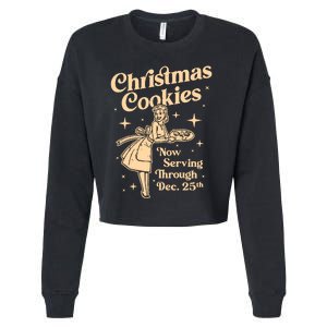 Christmas Cookies Cropped Pullover Crew