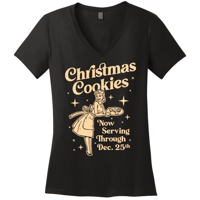 Christmas Cookies Women's V-Neck T-Shirt