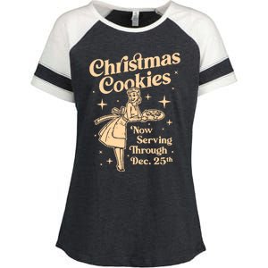 Christmas Cookies Enza Ladies Jersey Colorblock Tee