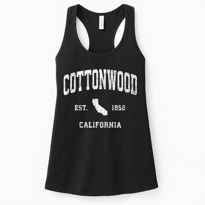 Cottonwood California Ca Vintage Athletic Womens Tank Top