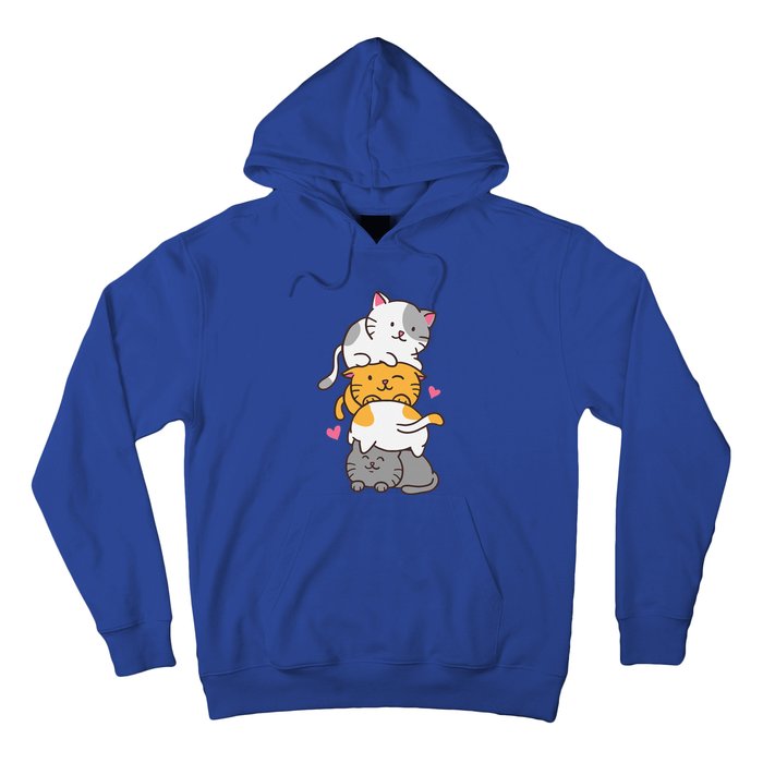 Cat Cats Cute Kitty Pile Anime Kawaii Neko Hoodie