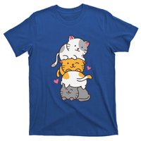 Cat Cats Cute Kitty Pile Anime Kawaii Neko T-Shirt