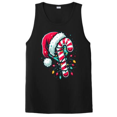 Candy Cane Crew Christmas Lights Family Matching Xmas  PosiCharge Competitor Tank