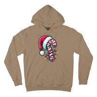 Candy Cane Crew Christmas Lights Family Matching Xmas  Hoodie