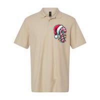 Candy Cane Crew Christmas Lights Family Matching Xmas  Softstyle Adult Sport Polo