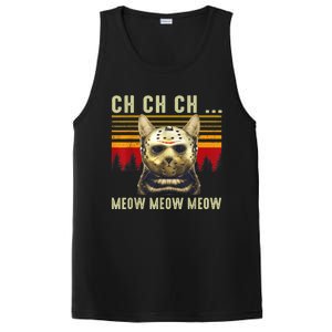 Ch Ch Ch Meow Meow Scary Friday Costume Halloween Cat PosiCharge Competitor Tank