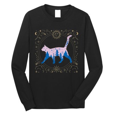 Cosmic Cat Long Sleeve Shirt