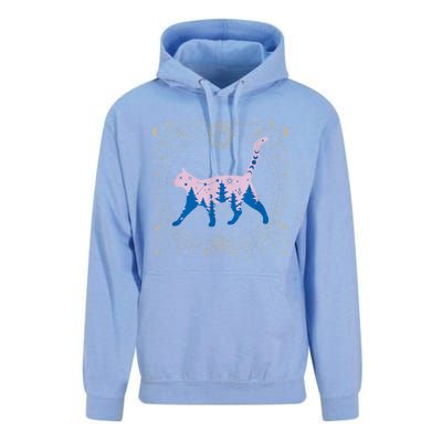 Cosmic Cat Unisex Surf Hoodie