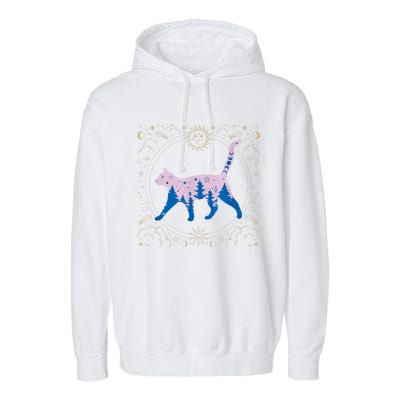 Cosmic Cat Garment-Dyed Fleece Hoodie