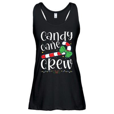 Candy Cane Crew Funny Christmas Candy Lover Xmas Ladies Essential Flowy Tank