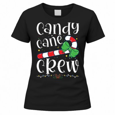 Candy Cane Crew Funny Christmas Candy Lover Xmas Women's T-Shirt