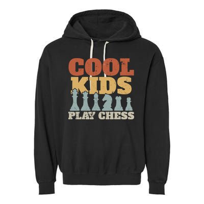 Chess Chessmen Chessboxing Gift For Cool Kids Garment-Dyed Fleece Hoodie