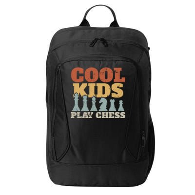 Chess Chessmen Chessboxing Gift For Cool Kids City Backpack