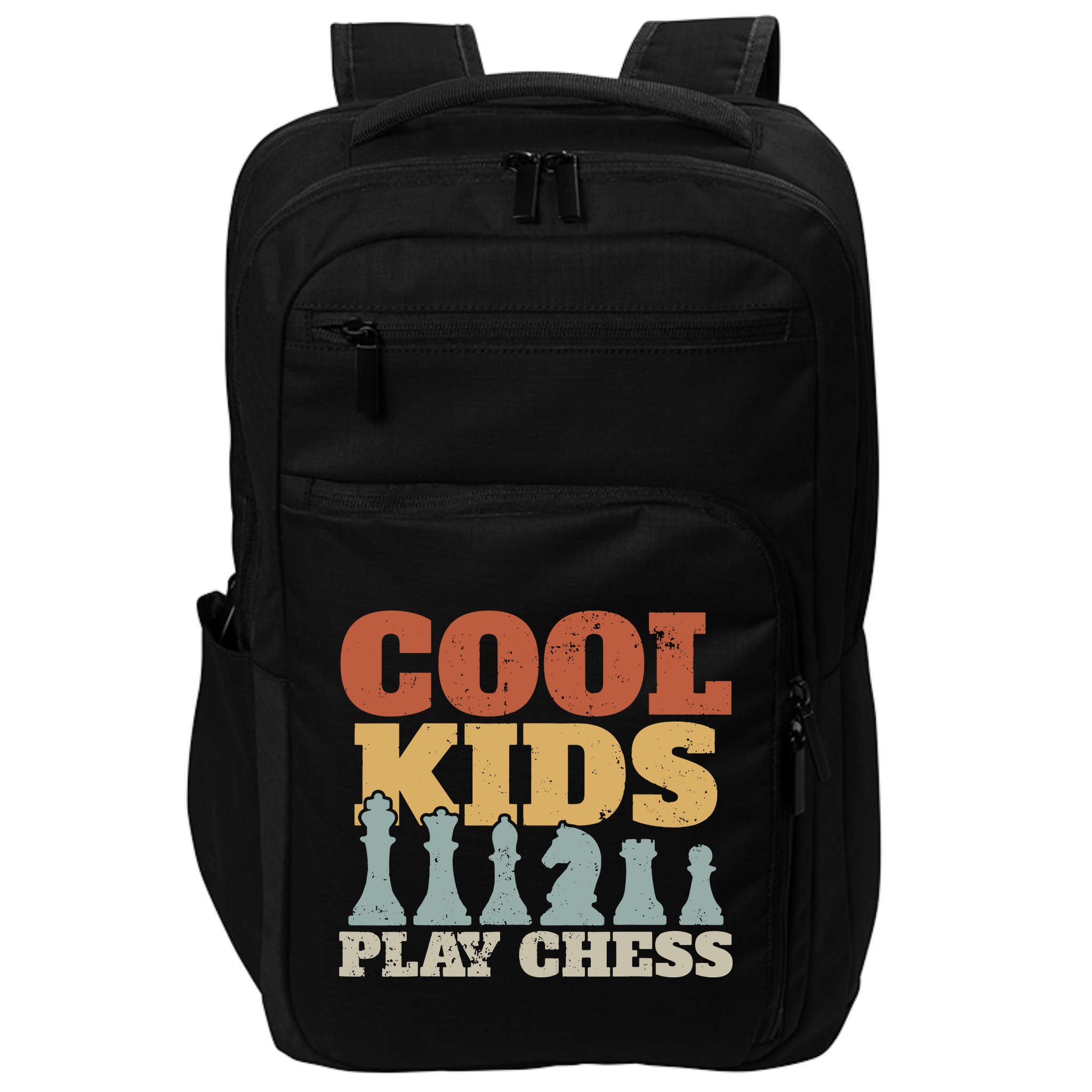 Chess Chessmen Chessboxing Gift For Cool Kids Impact Tech Backpack