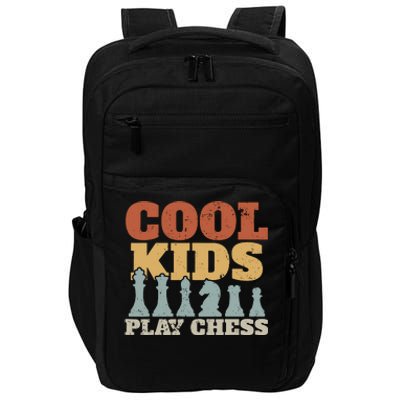 Chess Chessmen Chessboxing Gift For Cool Kids Impact Tech Backpack