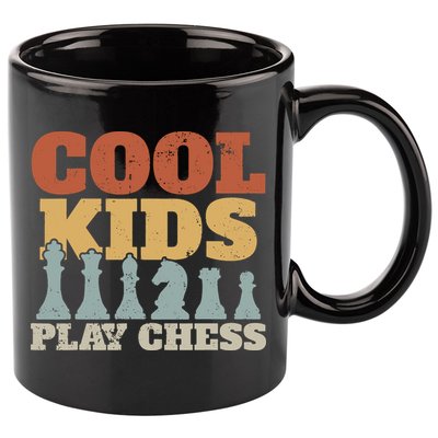 Chess Chessmen Chessboxing Gift For Cool Kids 11oz C Handle Ceramic Mug