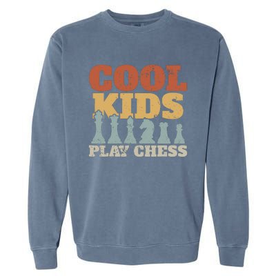 Chess Chessmen Chessboxing Gift For Cool Kids Garment-Dyed Sweatshirt