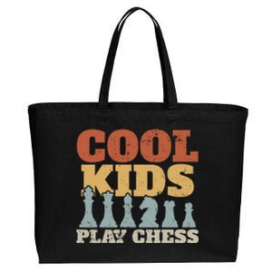 Chess Chessmen Chessboxing Gift For Cool Kids Cotton Canvas Jumbo Tote