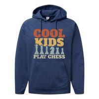 Chess Chessmen Chessboxing Gift For Cool Kids Performance Fleece Hoodie