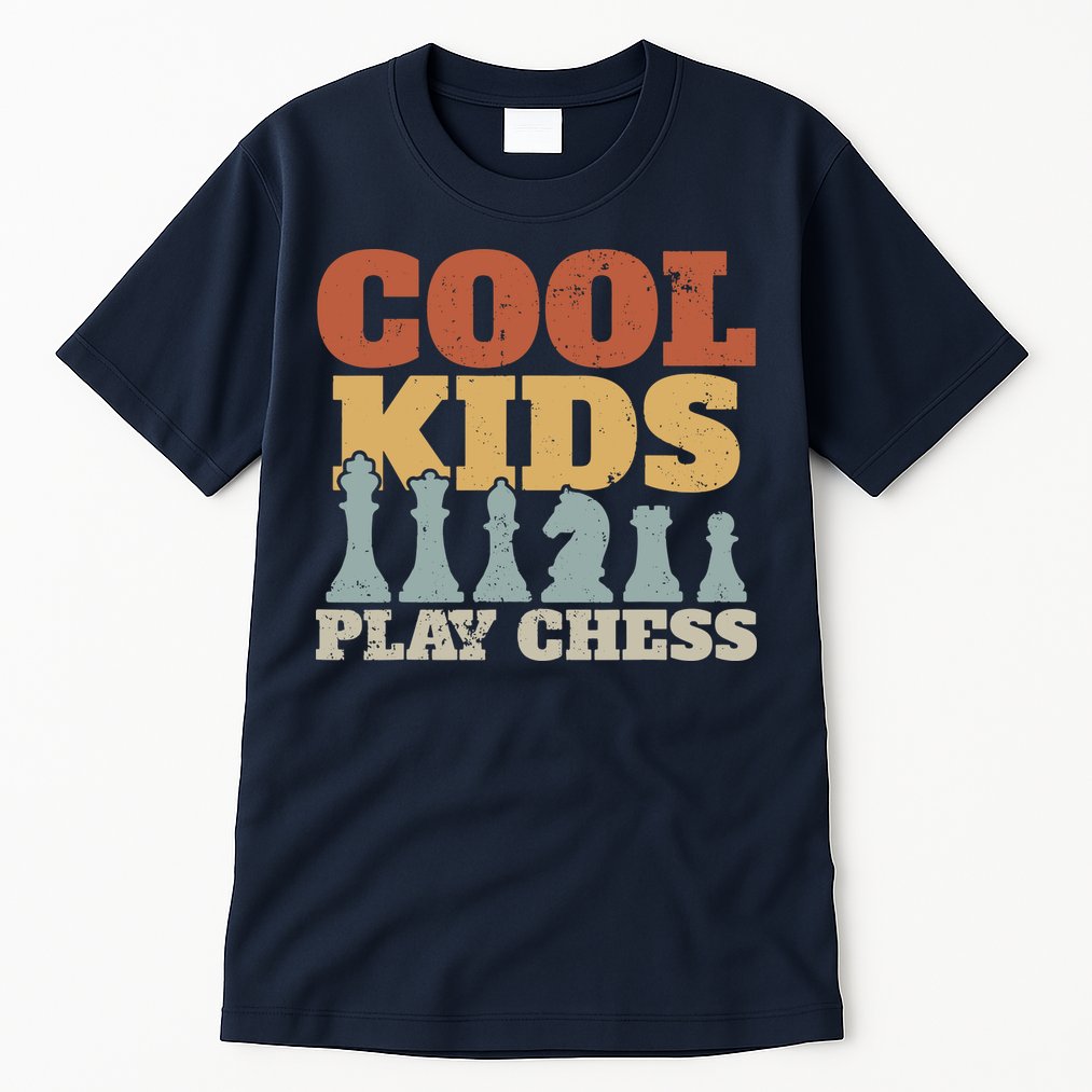 Chess Chessmen Chessboxing Gift For Cool Kids Tall T-Shirt