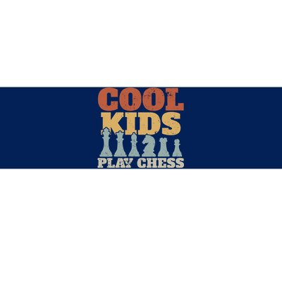 Chess Chessmen Chessboxing Gift For Cool Kids Bumper Sticker