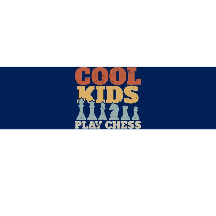 Chess Chessmen Chessboxing Gift For Cool Kids Bumper Sticker