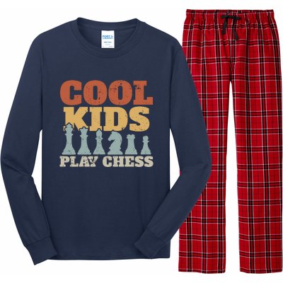 Chess Chessmen Chessboxing Gift For Cool Kids Long Sleeve Pajama Set