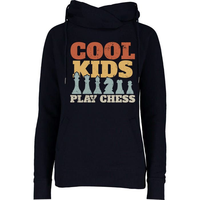 Chess Chessmen Chessboxing Gift For Cool Kids Womens Funnel Neck Pullover Hood