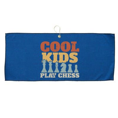 Chess Chessmen Chessboxing Gift For Cool Kids Large Microfiber Waffle Golf Towel