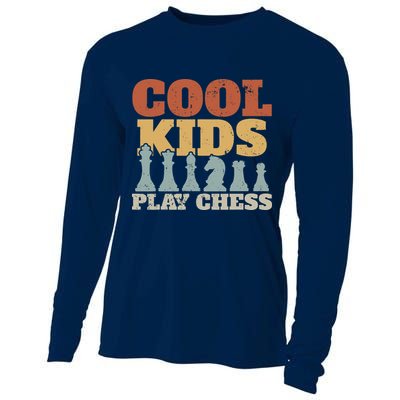 Chess Chessmen Chessboxing Gift For Cool Kids Cooling Performance Long Sleeve Crew