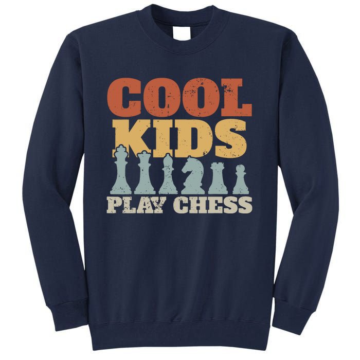 Chess Chessmen Chessboxing Gift For Cool Kids Tall Sweatshirt