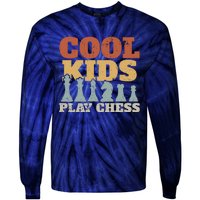 Chess Chessmen Chessboxing Gift For Cool Kids Tie-Dye Long Sleeve Shirt