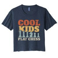 Chess Chessmen Chessboxing Gift For Cool Kids Women's Crop Top Tee