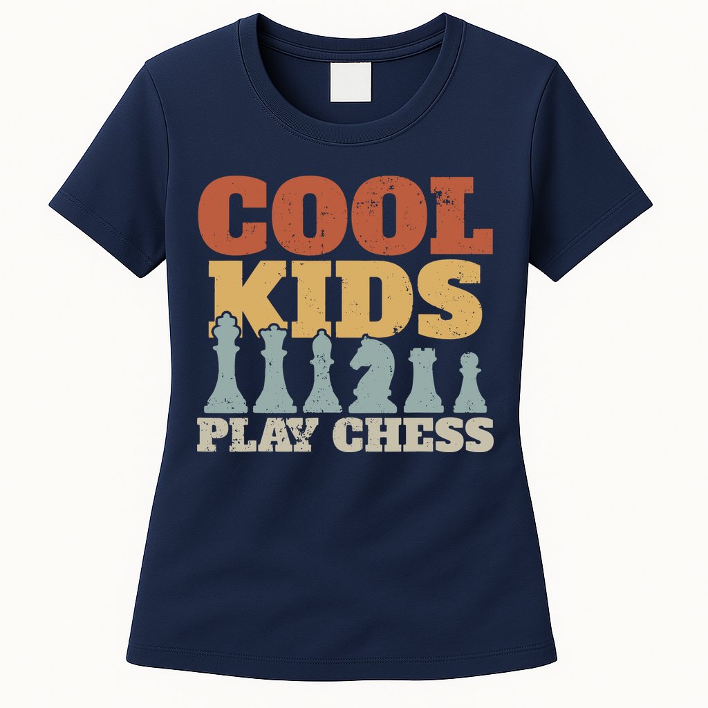 Chess Chessmen Chessboxing Gift For Cool Kids Womens T-Shirt