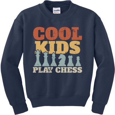 Chess Chessmen Chessboxing Gift For Cool Kids Kids Sweatshirt