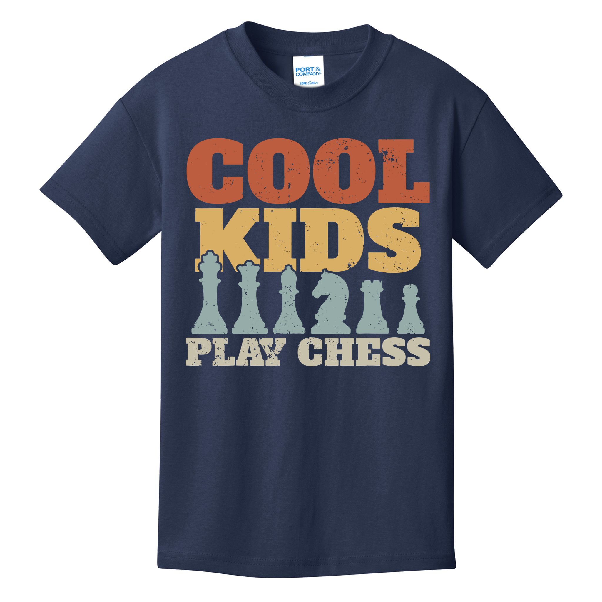 Chess Chessmen Chessboxing Gift For Cool Kids Kids T-Shirt