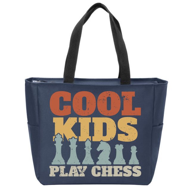 Chess Chessmen Chessboxing Gift For Cool Kids Zip Tote Bag