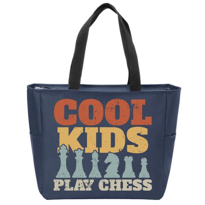 Chess Chessmen Chessboxing Gift For Cool Kids Zip Tote Bag