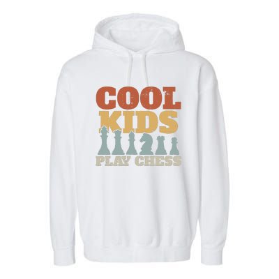 Chess Chessmen Chessboxing Gift For Cool Kids Garment-Dyed Fleece Hoodie