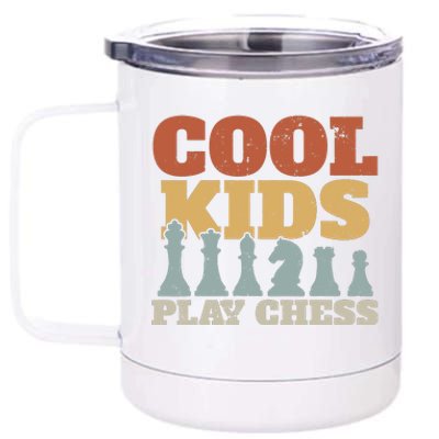 Chess Chessmen Chessboxing Gift For Cool Kids 12 oz Stainless Steel Tumbler Cup