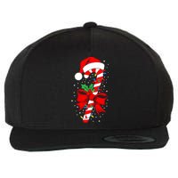 Christmas Candy Cane Women Pajamas Wool Snapback Cap