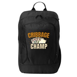 Cribbage Champ Card Game Players City Backpack