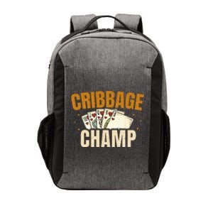 Cribbage Champ Card Game Players Vector Backpack